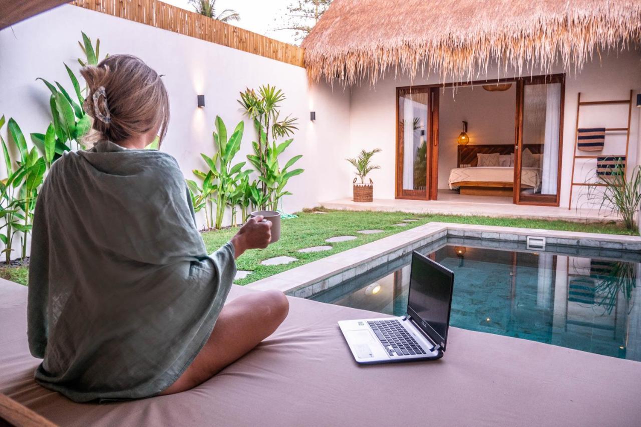 Palm Merah Villas - Private Pool (Adults Only) Selong Belanak Exterior photo